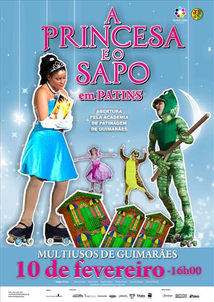 A PRINCESA E O SAPO EM PATINS
