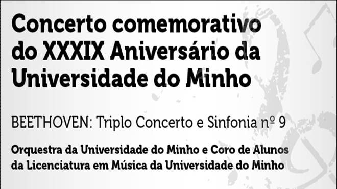 39º ANIVERSÁRIO DA UNIVERSIDADE DO MINHO