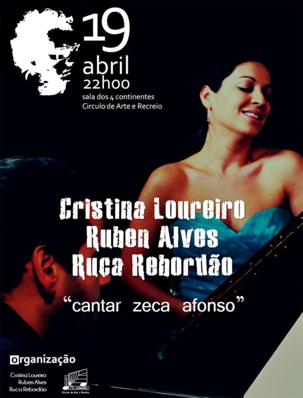 Concerto: Cantar Zeca Afonso com Cristina Loureiro e Ruben Alves