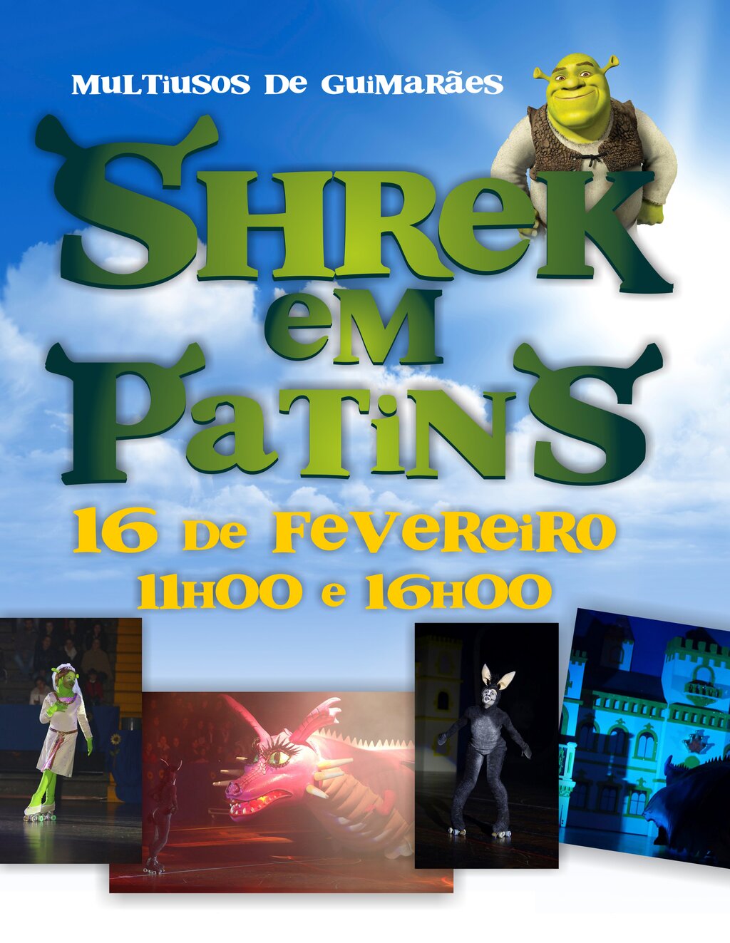 Shrek em Patins