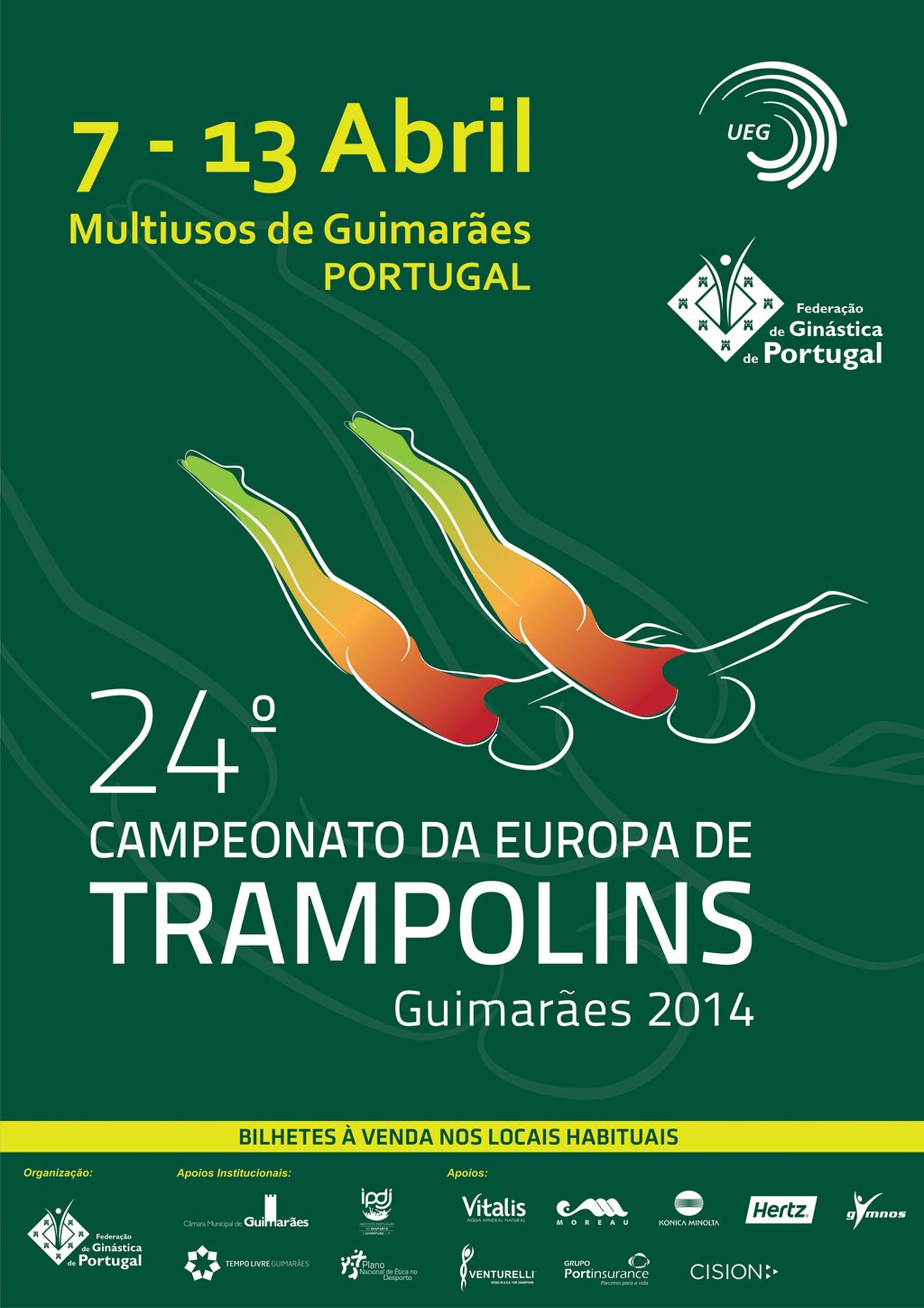 24º Campeonato da Europa de Trampolim/Duplo Mini Trampolim e Tumbling 