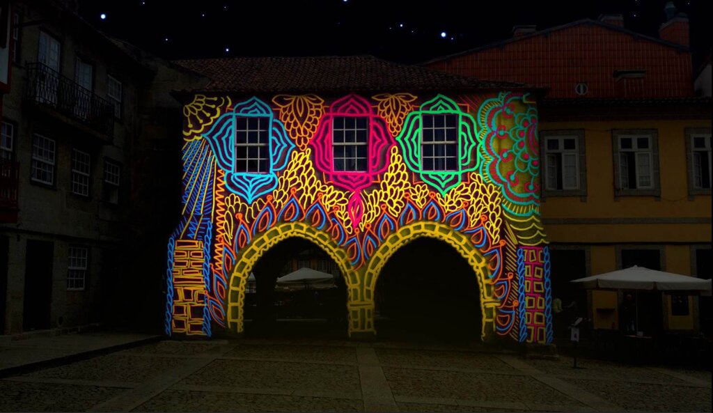 Coloris Guimarães - Projeção - Arte Urbana