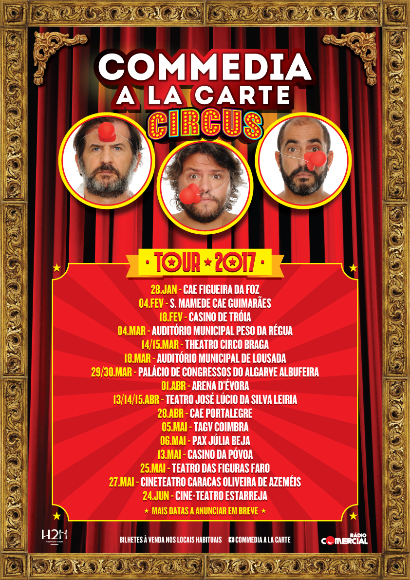 Espetáculo «Commedia a la Carte» no São Mamede