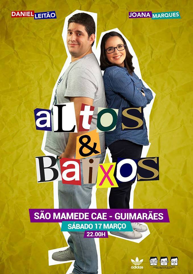 «ALTOS & Baixos» no São Mamede Centro de Artes e Espetáculos