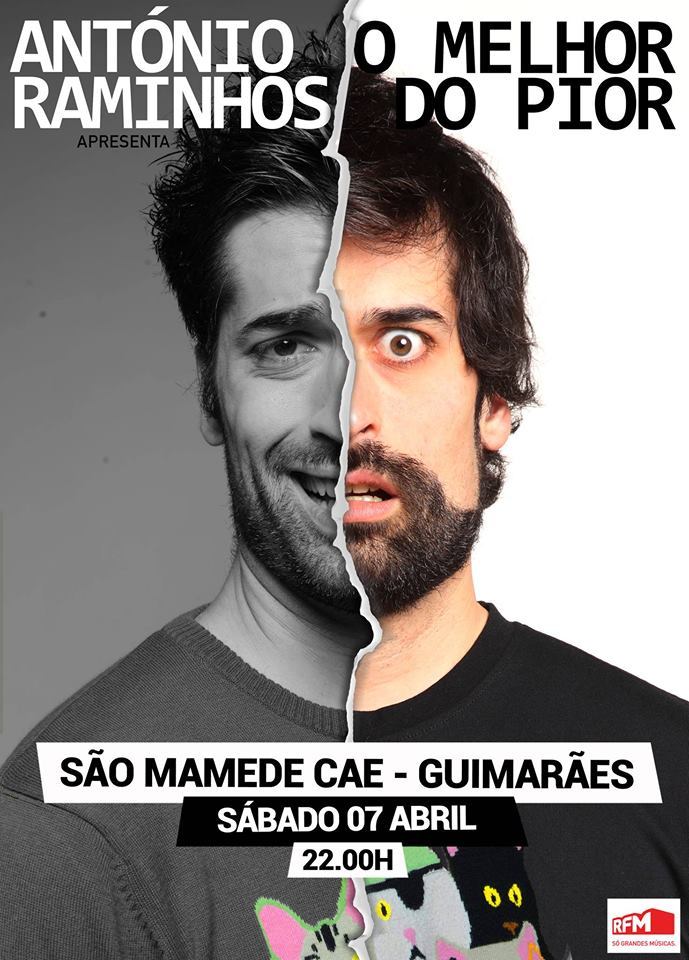 São Mamede Centro de Artes e Espetáculos recebe espetáculo de António Raminhos
