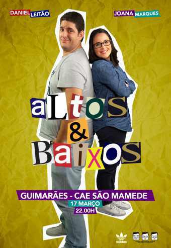 «Altos & Baixos» sobe ao palco no Centro de Artes e Espectáculos São Mamede