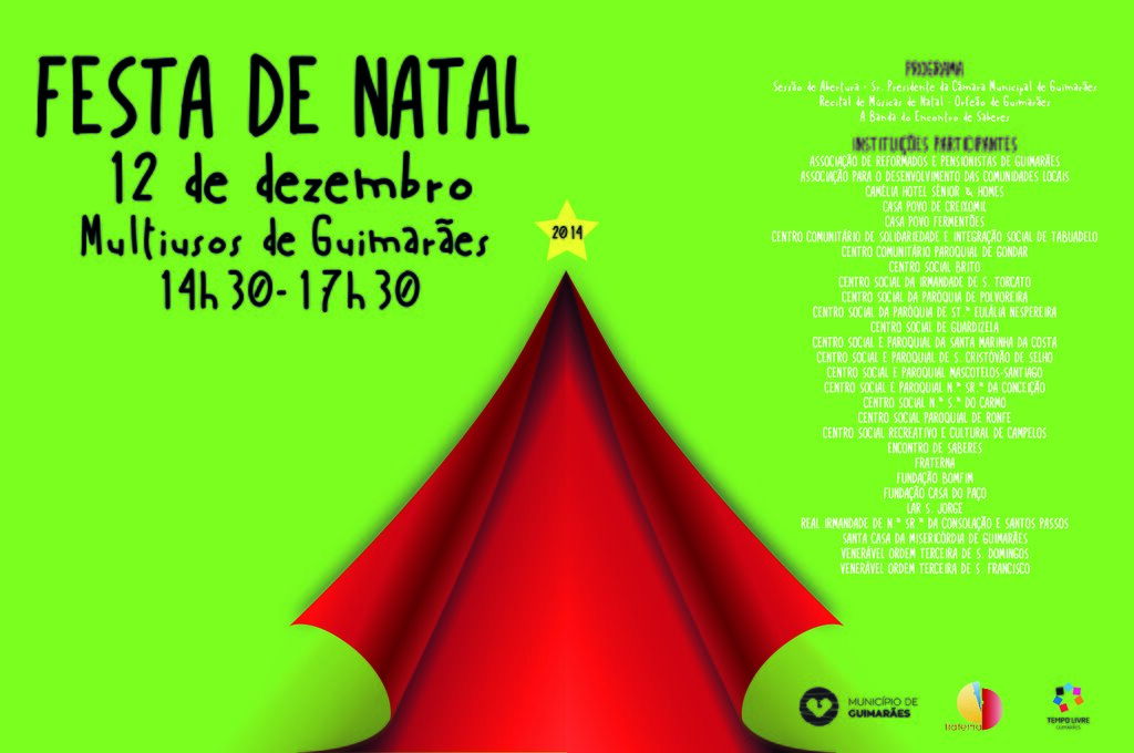 Câmara e instituições do concelho promovem Festa de Natal no Multiusos de Guimarães