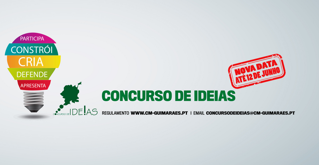 Propostas para “Concurso de Ideias” podem ser apresentadas até 12 de junho