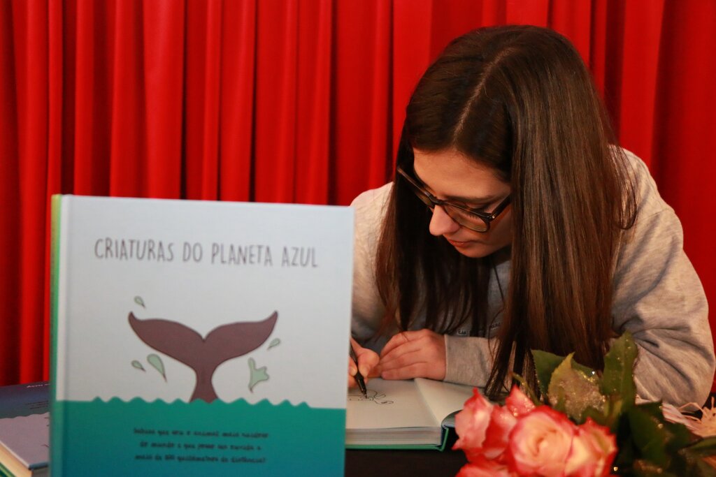 Lançamento do livro “Criaturas do Planeta Azul” na Biblioteca Municipal Raul Brandão