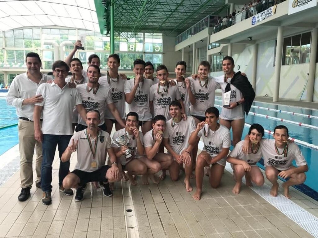 Receção na Câmara Municipal de Guimarães à equipa de juvenis de pólo aquático do Vitória SC