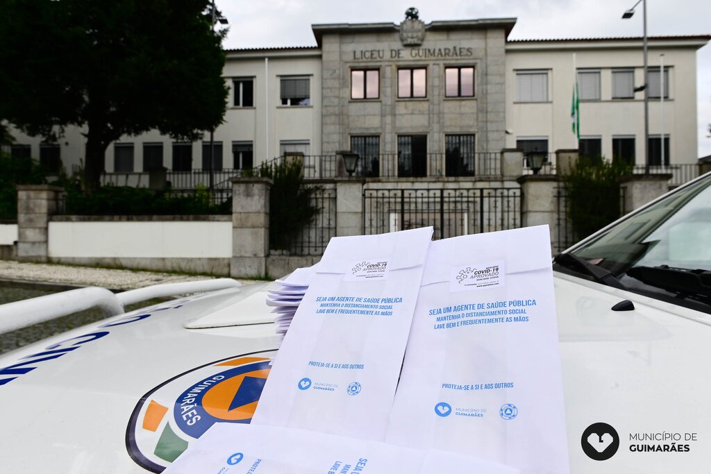 Município de Guimarães distribui máscaras sociais pela comunidade escolar