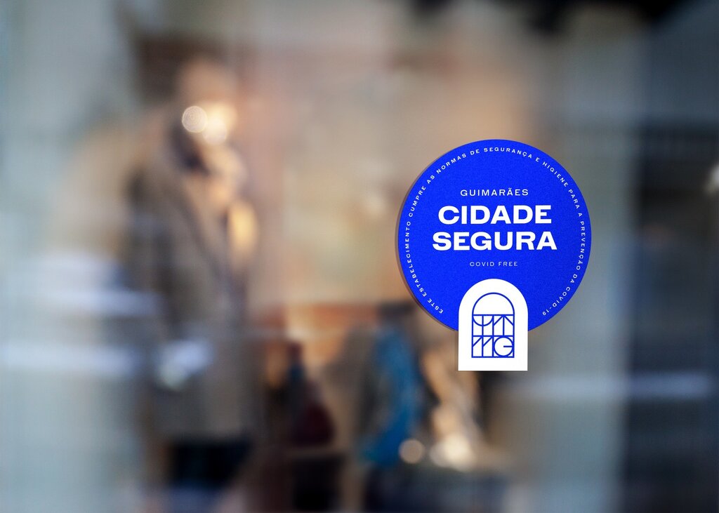 Selo Guimarães Cidade Segura para estabelecimentos e empresas