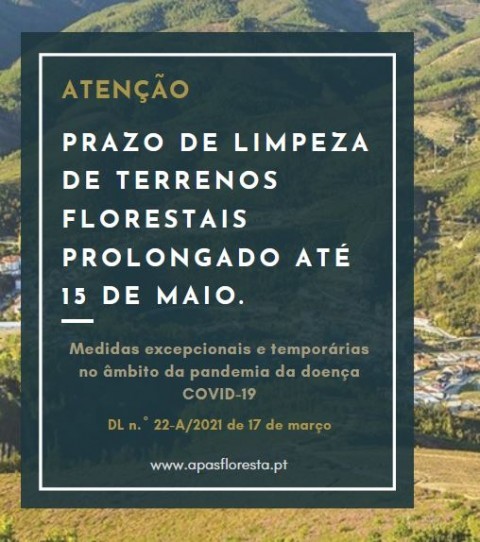 Medidas excecionais e temporárias no âmbito da pandemia da doença COVID-19 - Prorrogação de prazo...