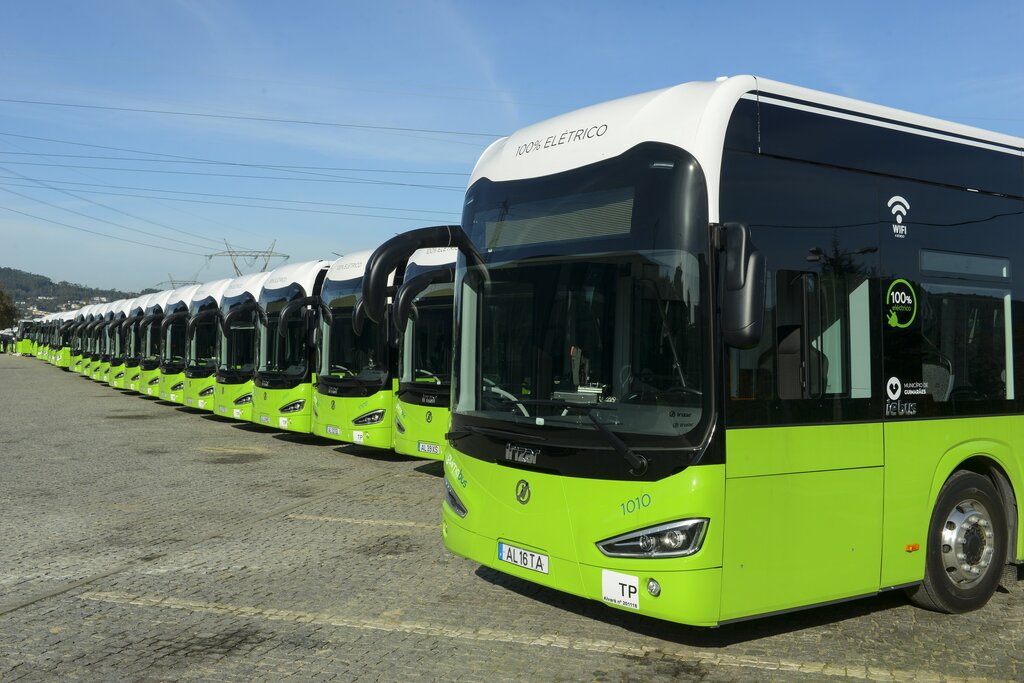 Maior frota de autocarros elétricos em Guimarães