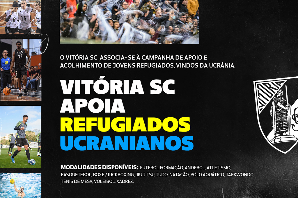 Vitória SC apoia refugiados ucranianos