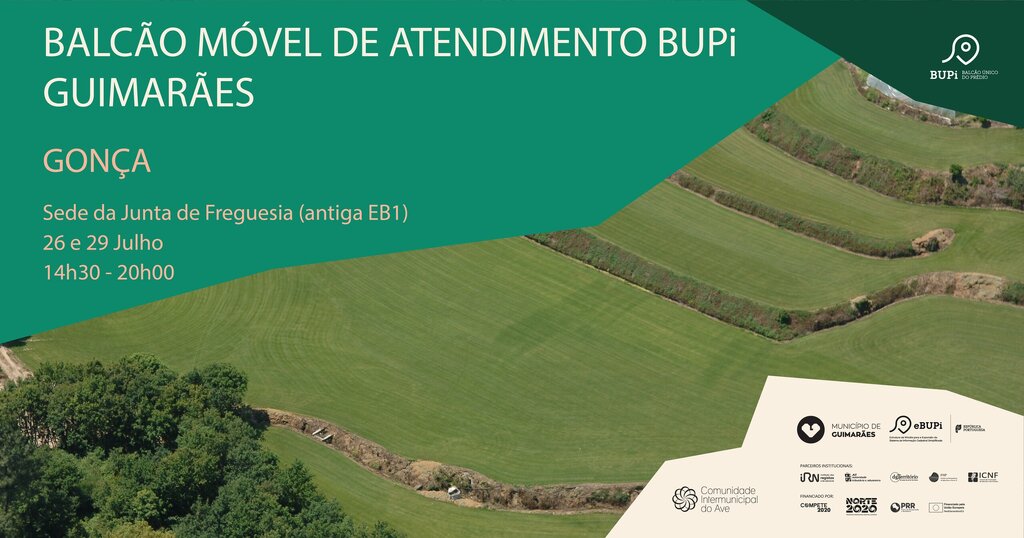 Balcão Móvel de Atendimento BUPi de Guimarães vai estar em Gonça