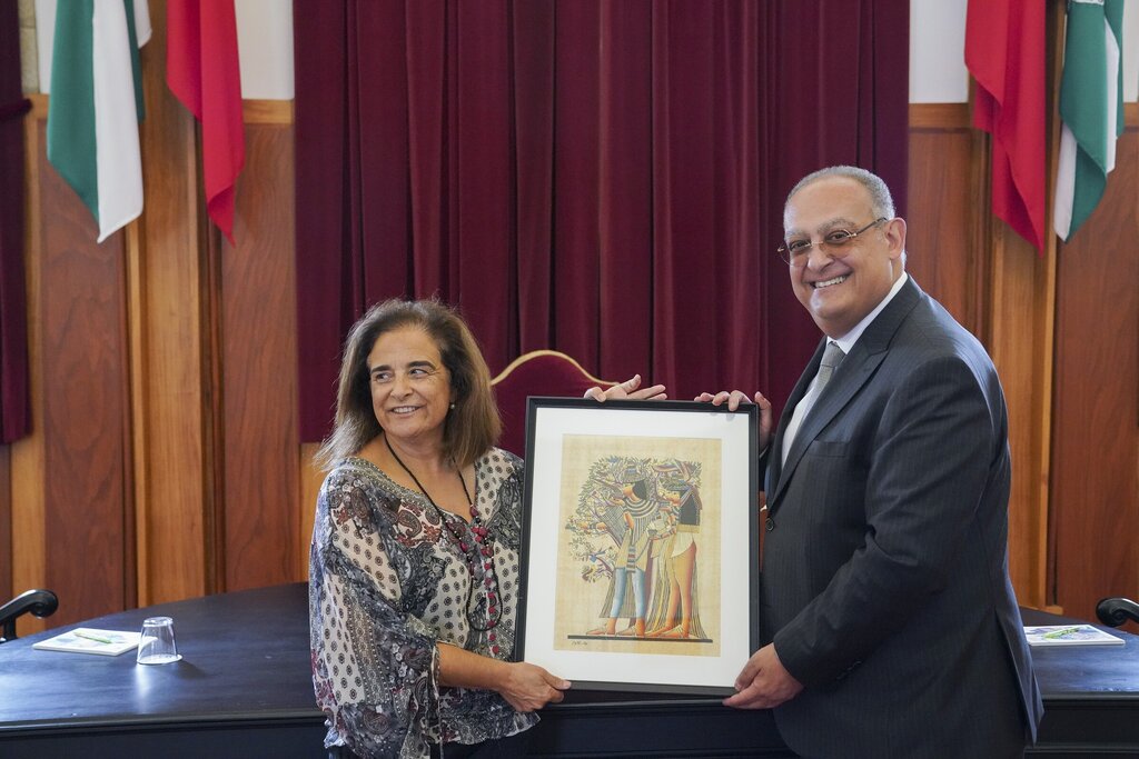 Embaixador do Egito recebido nos Paços do Concelho de Guimarães