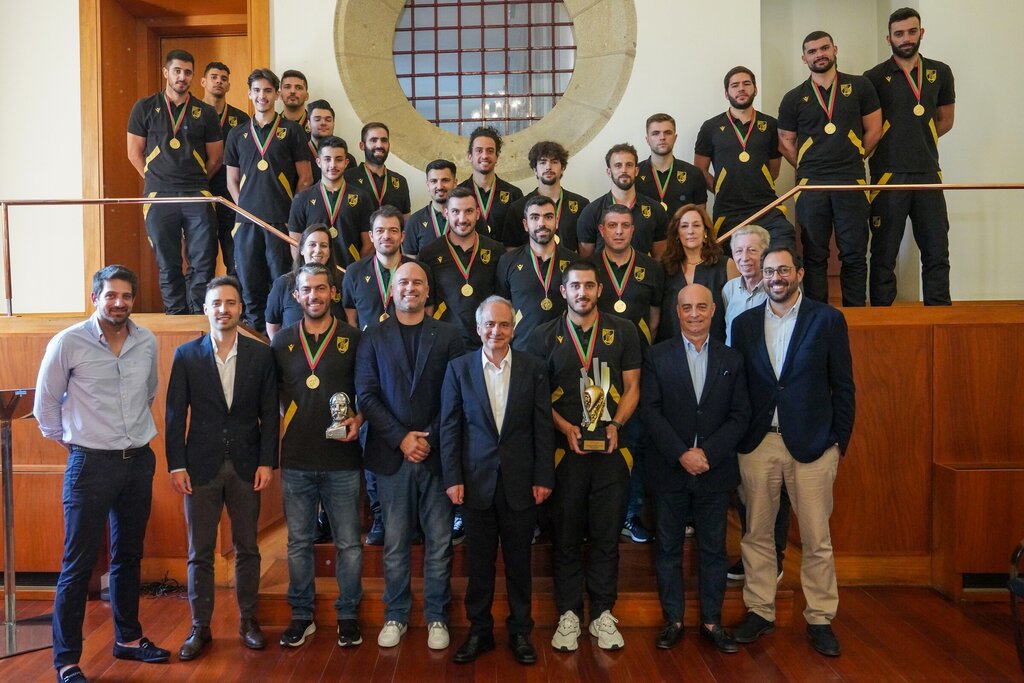 Campeões Nacionais de Andebol recebidos nos Paços do Concelho