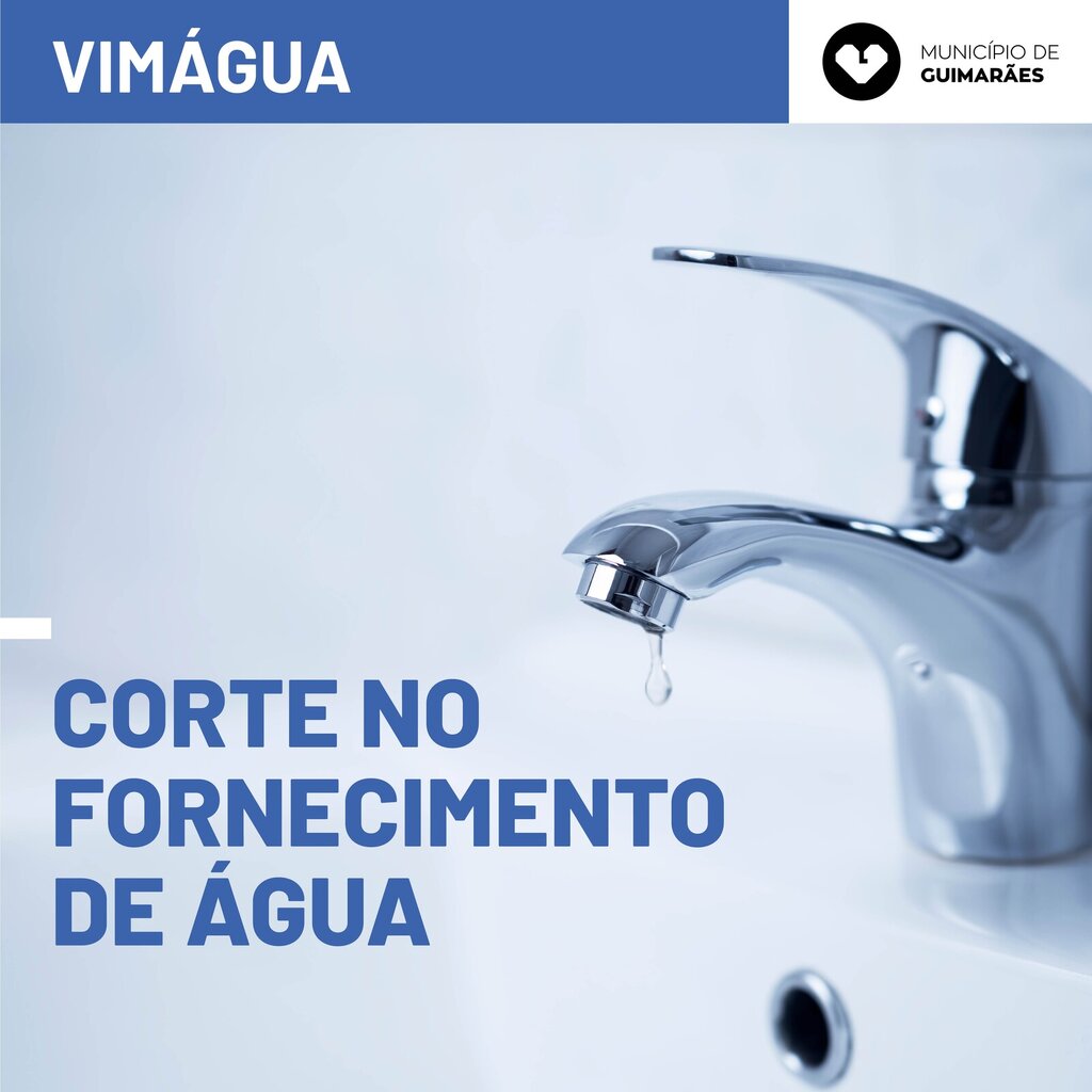 Aviso: Interrupção no Fornecimento de Água