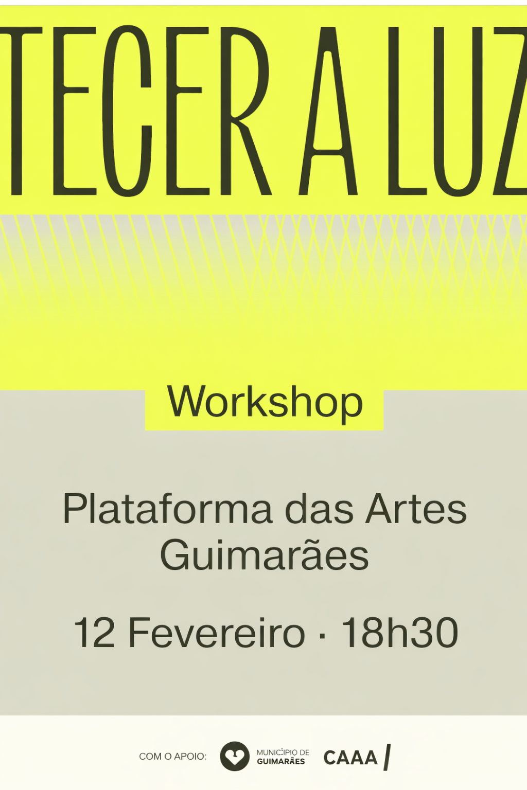  Projeto "Tecer a Luz" cruza arte pública, sustentabilidade e comunidade em Guimarães